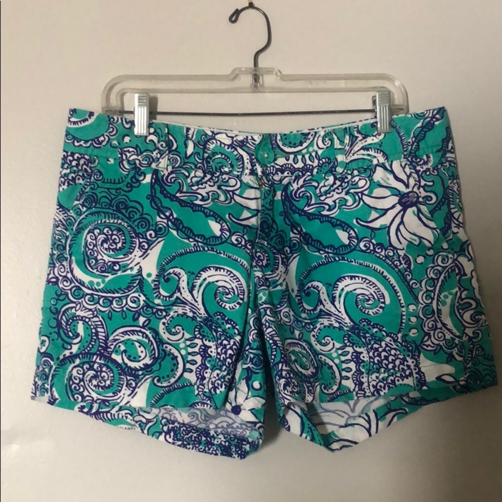 Lilly Pulitzer Callahan shorts, Montauk sz 10 EUC!